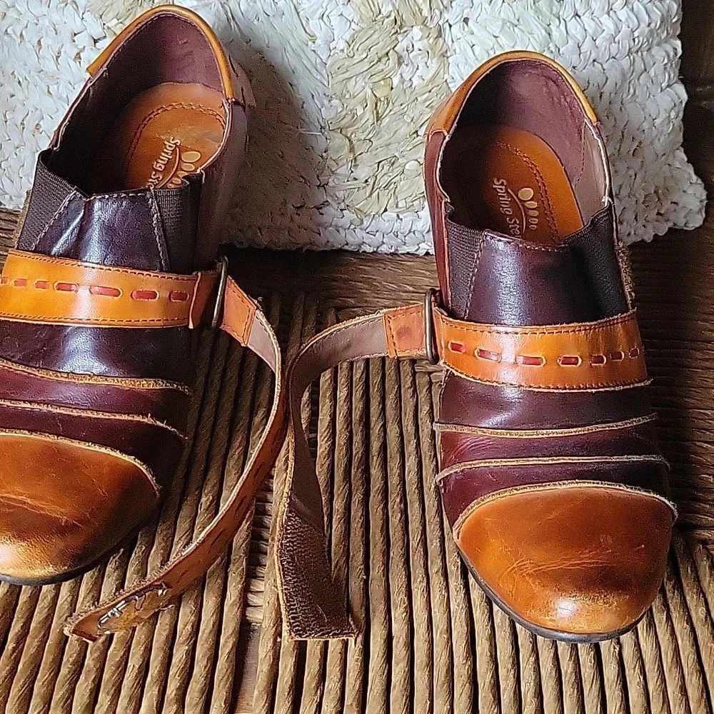 Spring Step, Wonderous, Artsy Boho Whimsy Bootie, size 37 EU, 7 US
